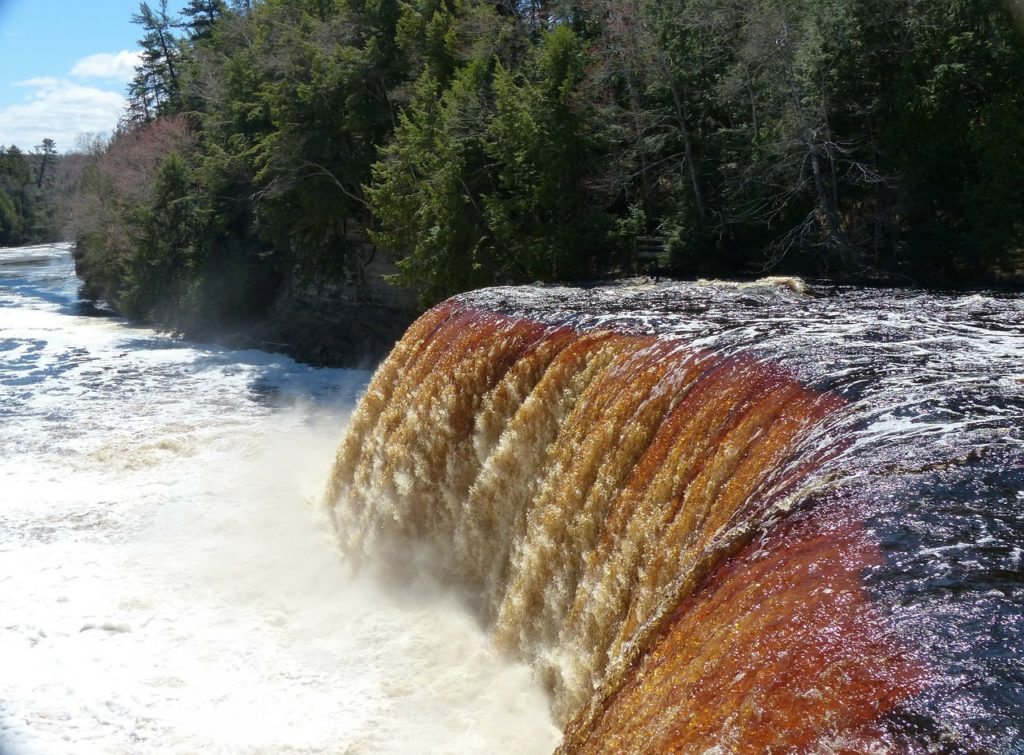 Tahquamenon Falls Michigan natural wonder