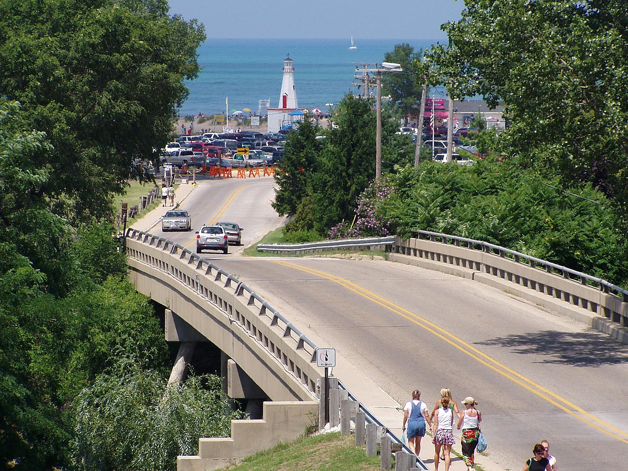 bridge to New Buffalo Harbor