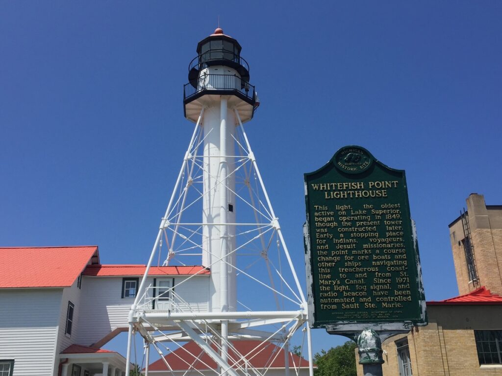 places to visit in Michigan - whitefish point lighthouse