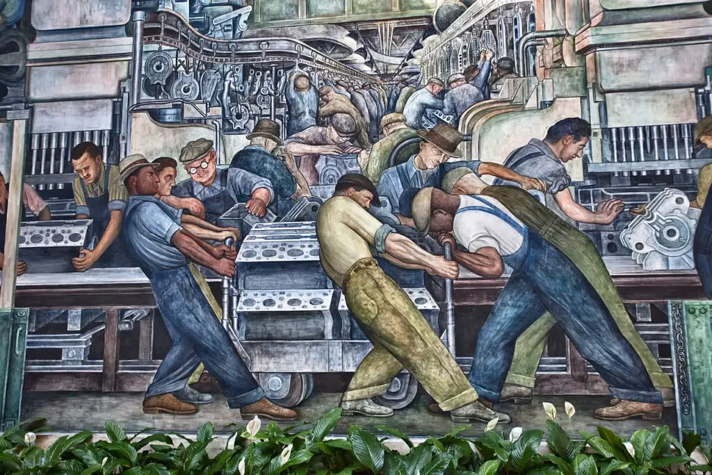 coolest museums in michigan - detroit institute of arts diego rivera mural