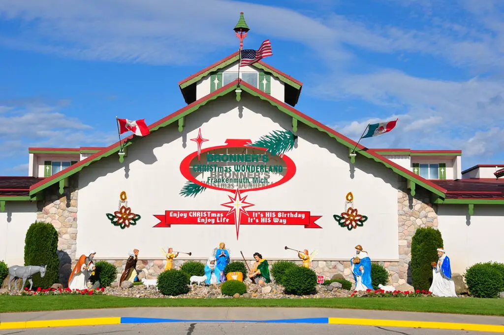 Michigan Christmas: Bronner’s Christmas Store in Frankenmuth